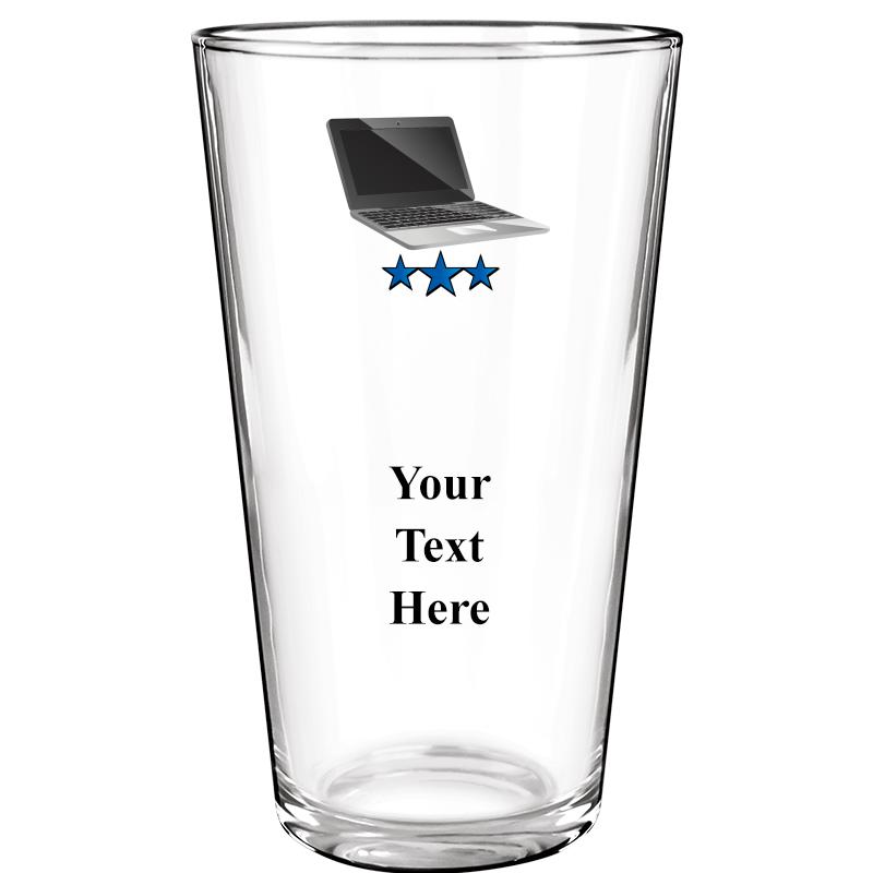16OZ COLOR BEER GLASS