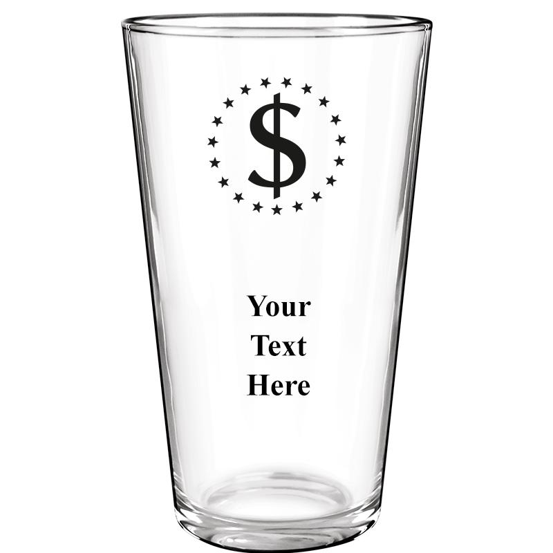 16OZ COLOR BEER GLASS