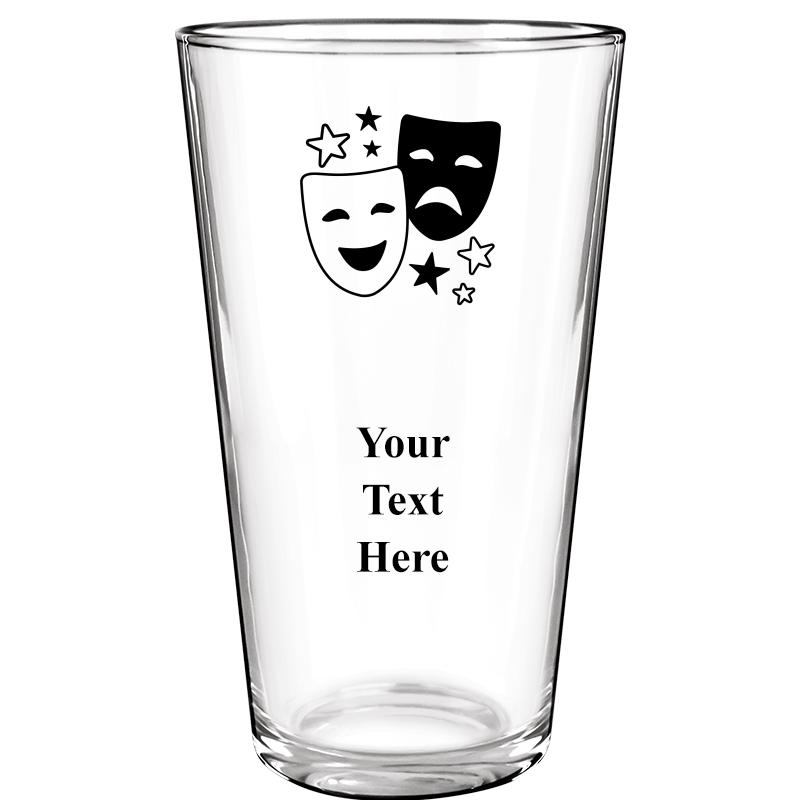 16OZ COLOR BEER GLASS