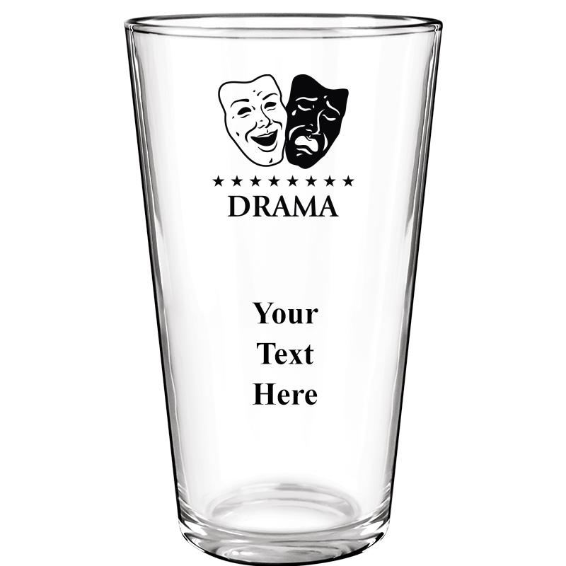 16OZ COLOR BEER GLASS