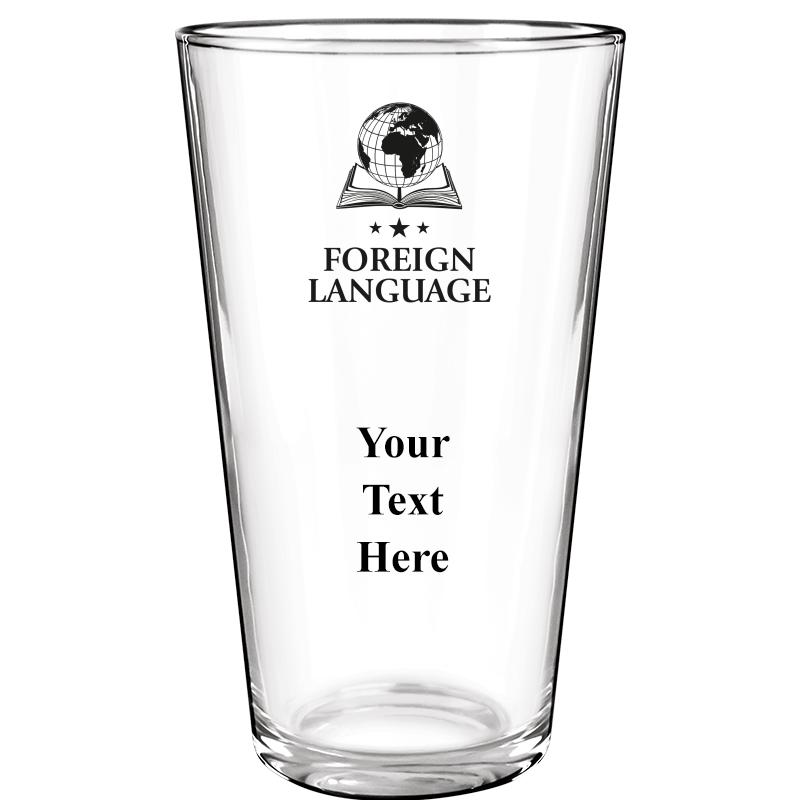 16OZ COLOR BEER GLASS