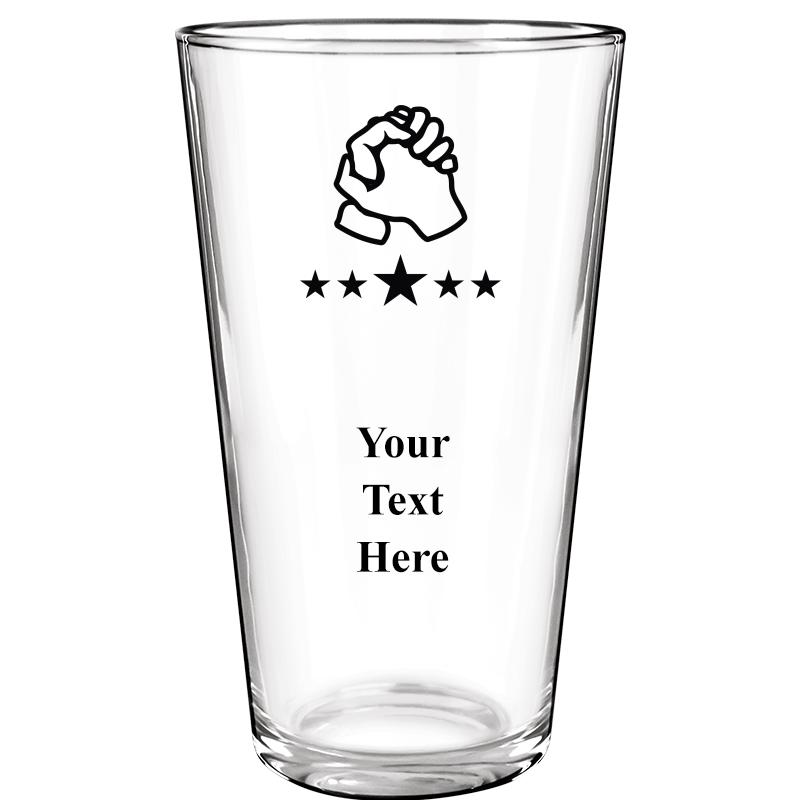 16OZ COLOR BEER GLASS