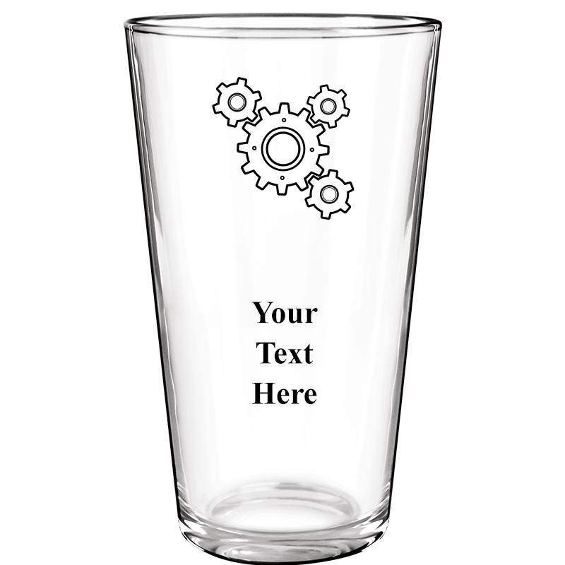 16OZ COLOR BEER GLASS