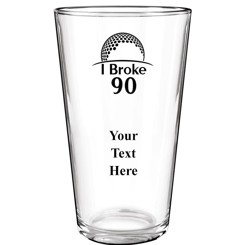 16OZ COLOR BEER GLASS