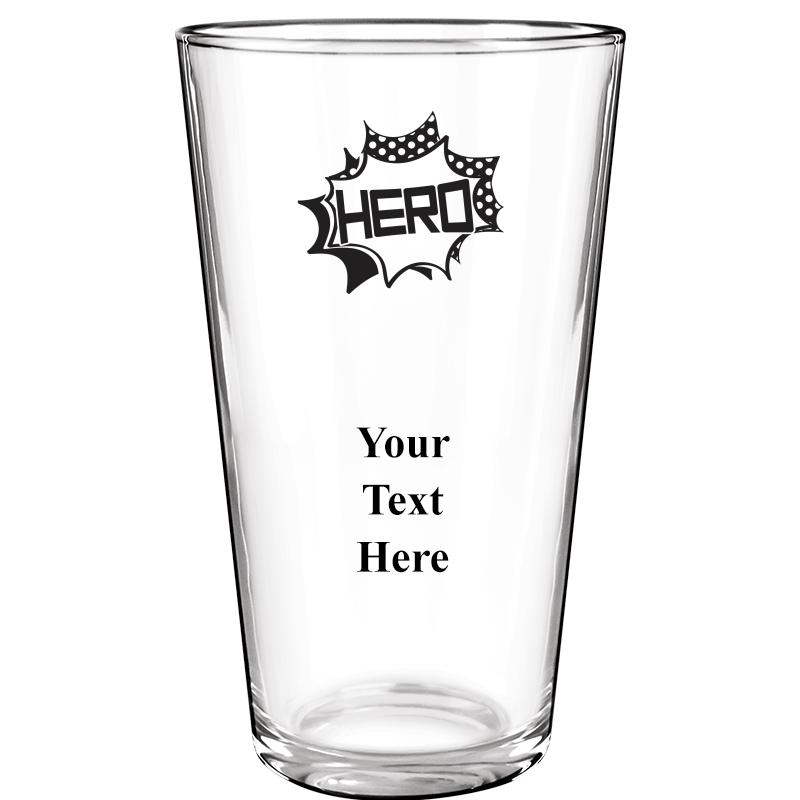 16OZ COLOR BEER GLASS