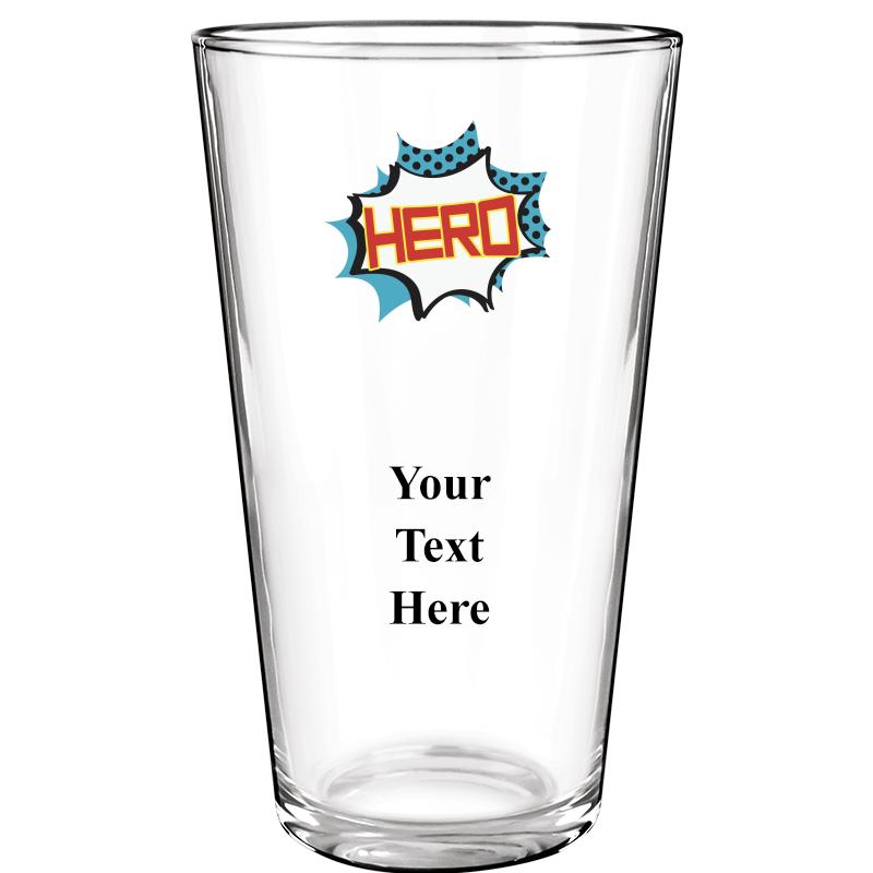 16OZ COLOR BEER GLASS