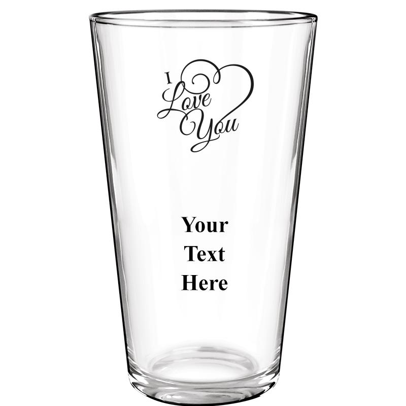 16OZ COLOR BEER GLASS