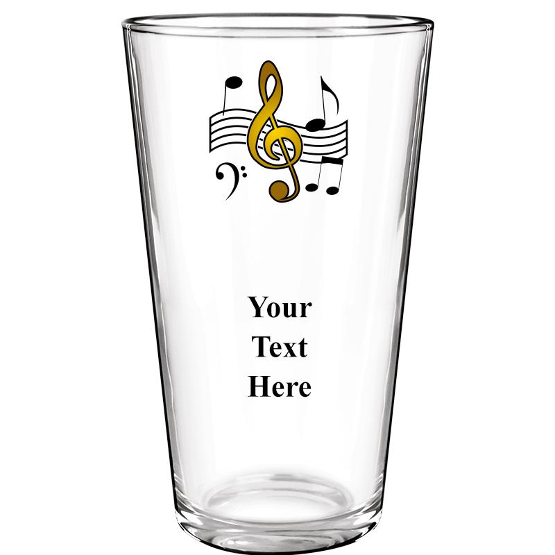 16OZ COLOR BEER GLASS