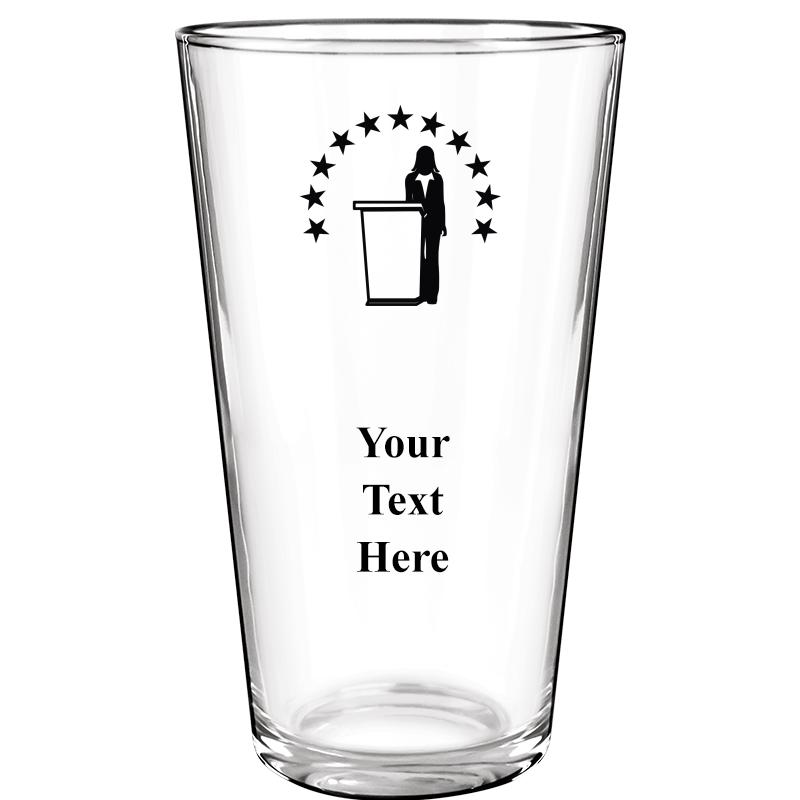 16OZ COLOR BEER GLASS