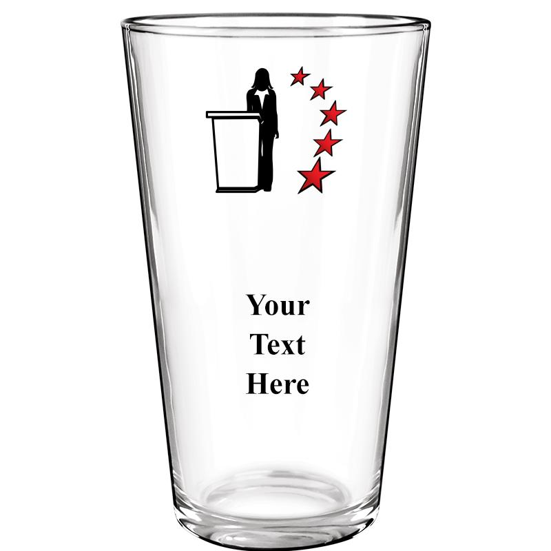 16OZ COLOR BEER GLASS