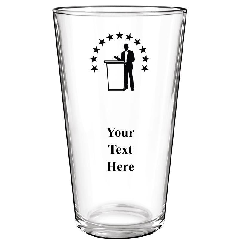 16OZ COLOR BEER GLASS