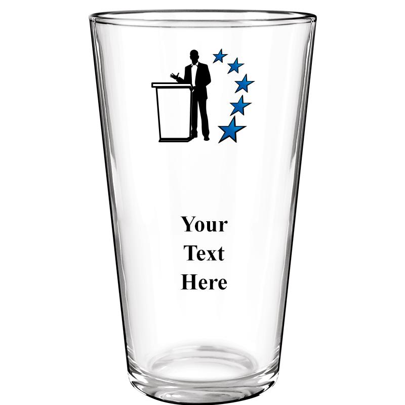 16OZ COLOR BEER GLASS