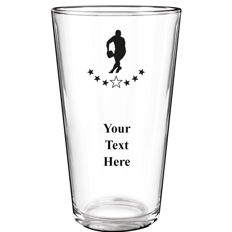 16OZ COLOR BEER GLASS