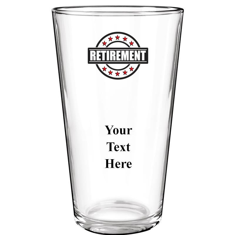 16OZ COLOR BEER GLASS