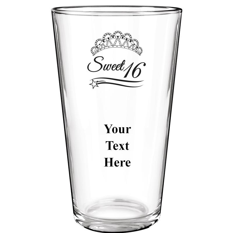 16OZ COLOR BEER GLASS