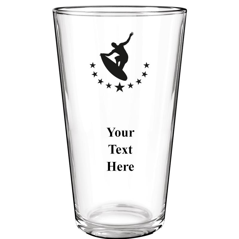 16OZ COLOR BEER GLASS