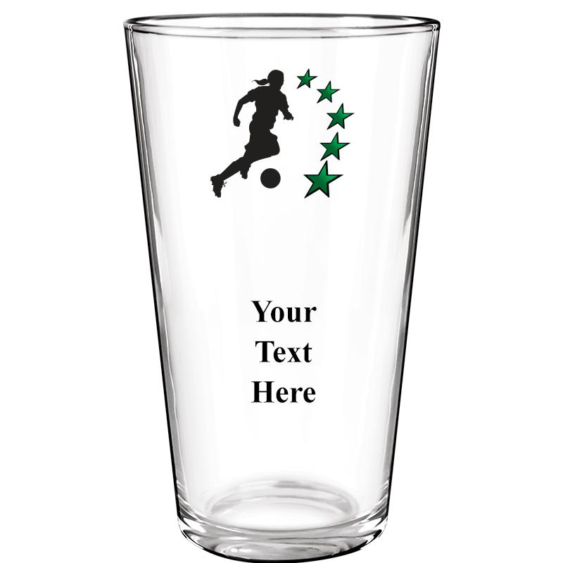 16OZ COLOR BEER GLASS