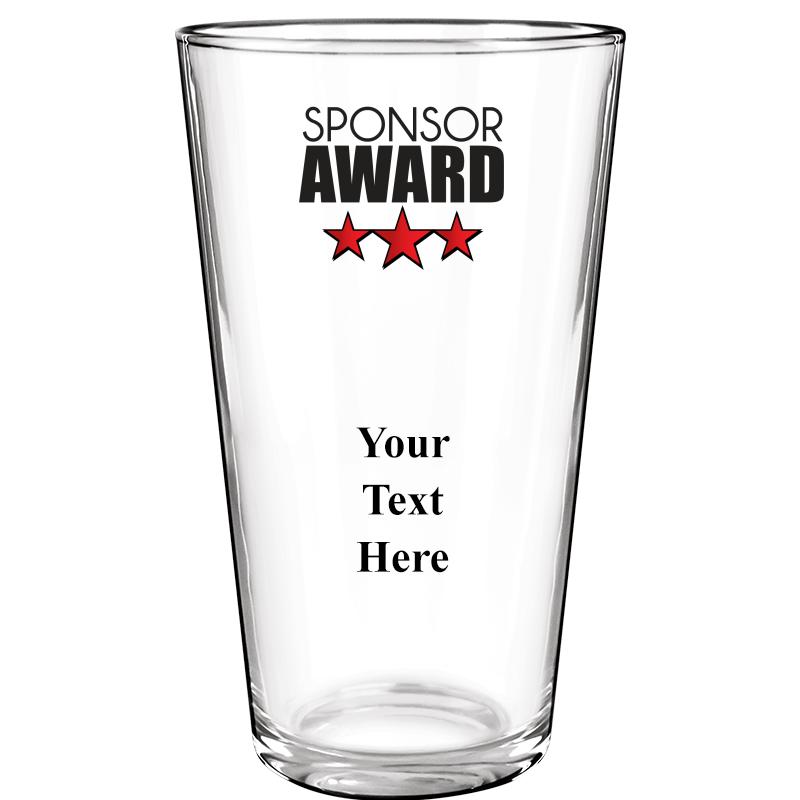 16OZ COLOR BEER GLASS