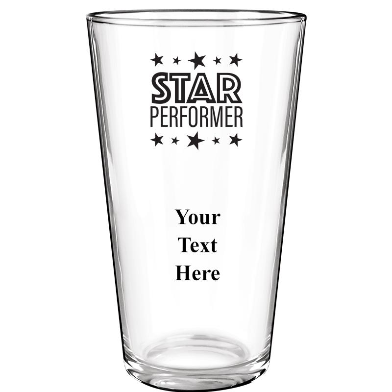 16OZ COLOR BEER GLASS