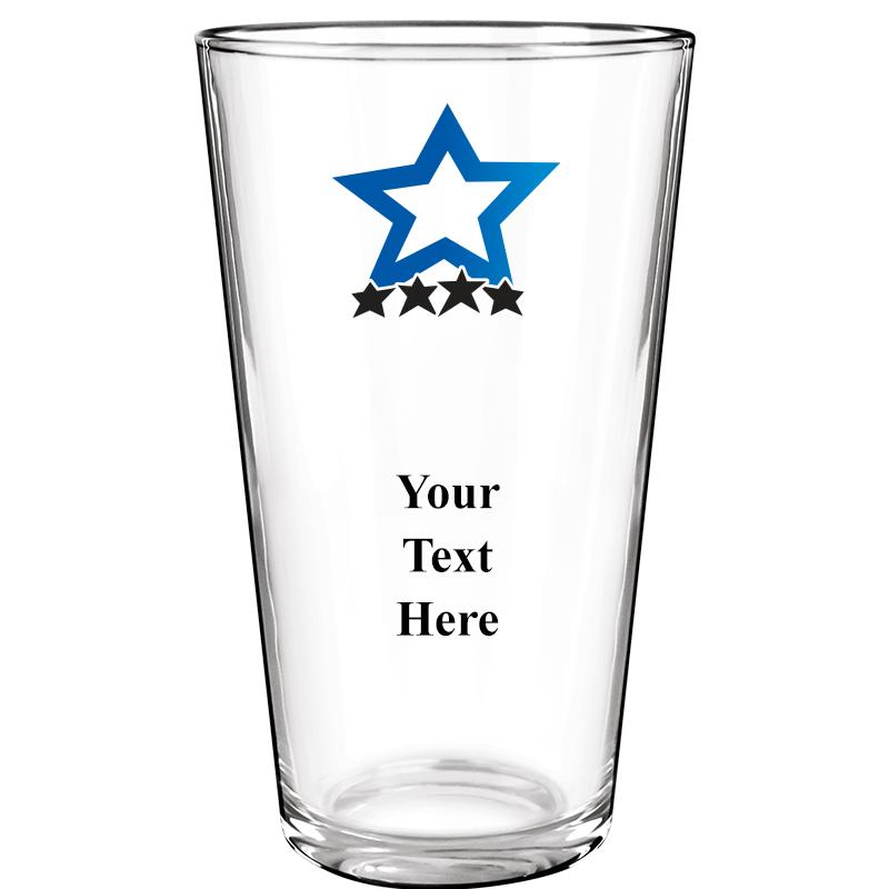 16OZ COLOR BEER GLASS