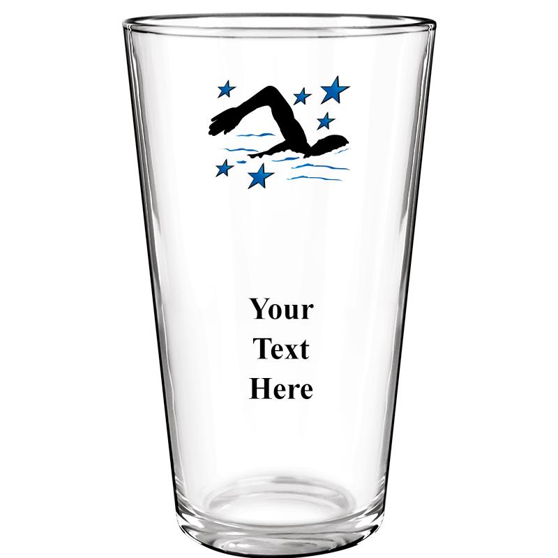 16OZ COLOR BEER GLASS