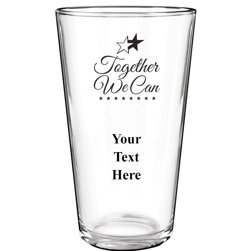 16OZ COLOR BEER GLASS