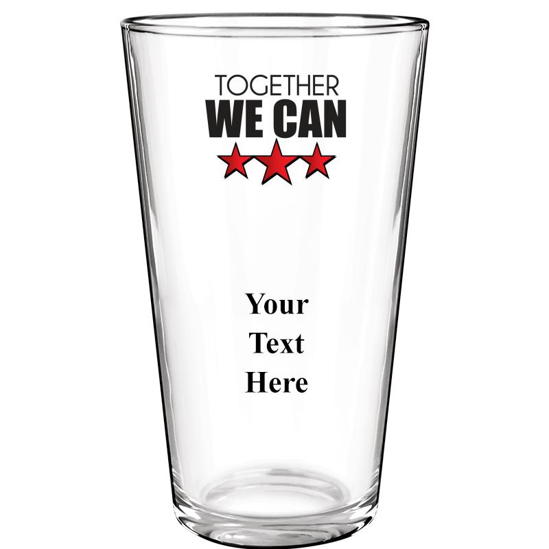 16OZ COLOR BEER GLASS
