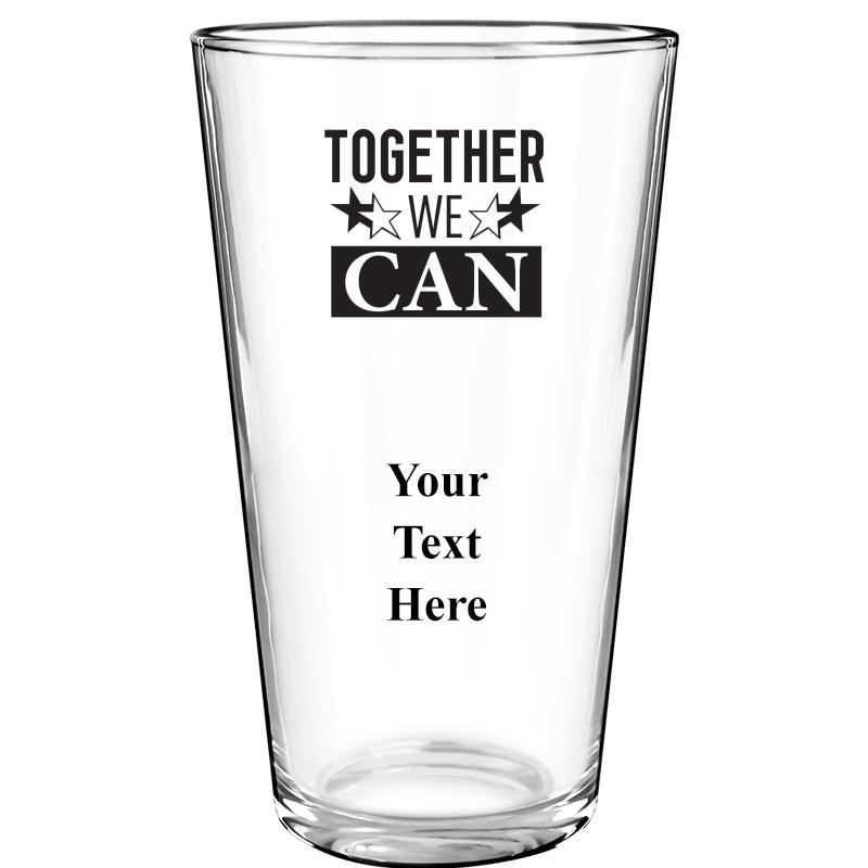 16OZ COLOR BEER GLASS