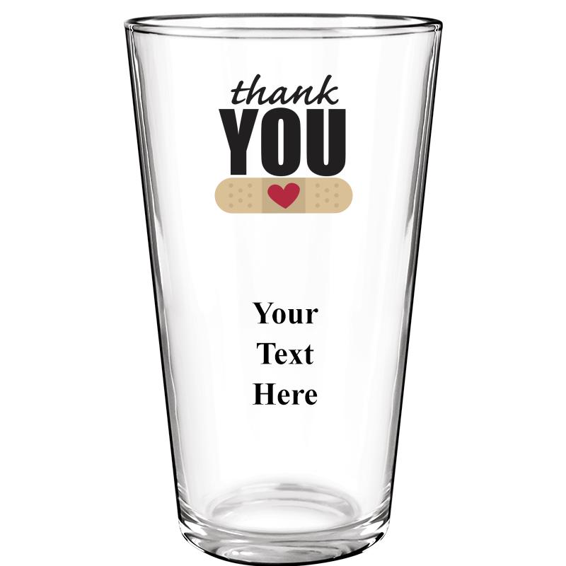 16OZ COLOR BEER GLASS