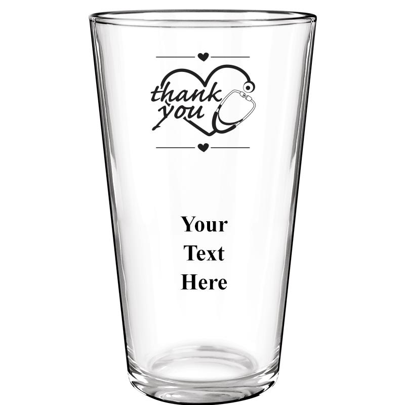 16OZ COLOR BEER GLASS