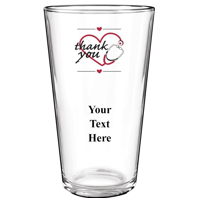 16OZ COLOR BEER GLASS