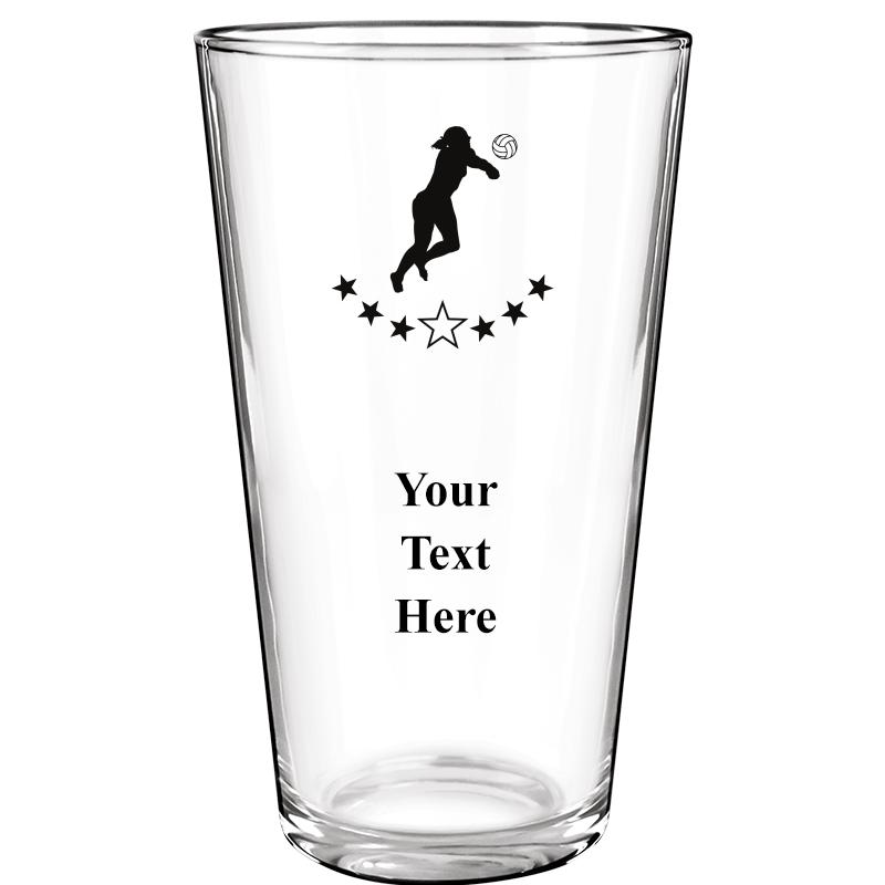 16OZ COLOR BEER GLASS