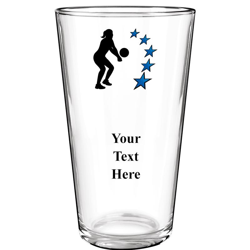 16OZ COLOR BEER GLASS