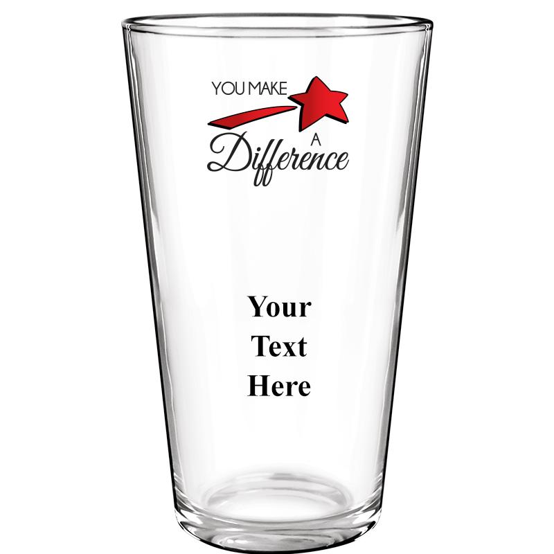 16OZ COLOR BEER GLASS