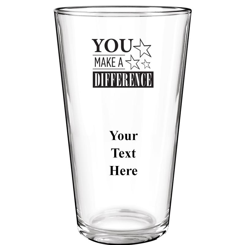 16OZ COLOR BEER GLASS