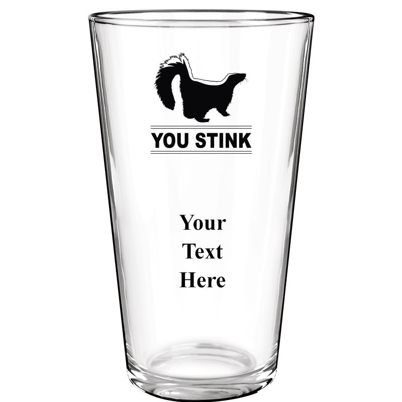 16OZ COLOR BEER GLASS