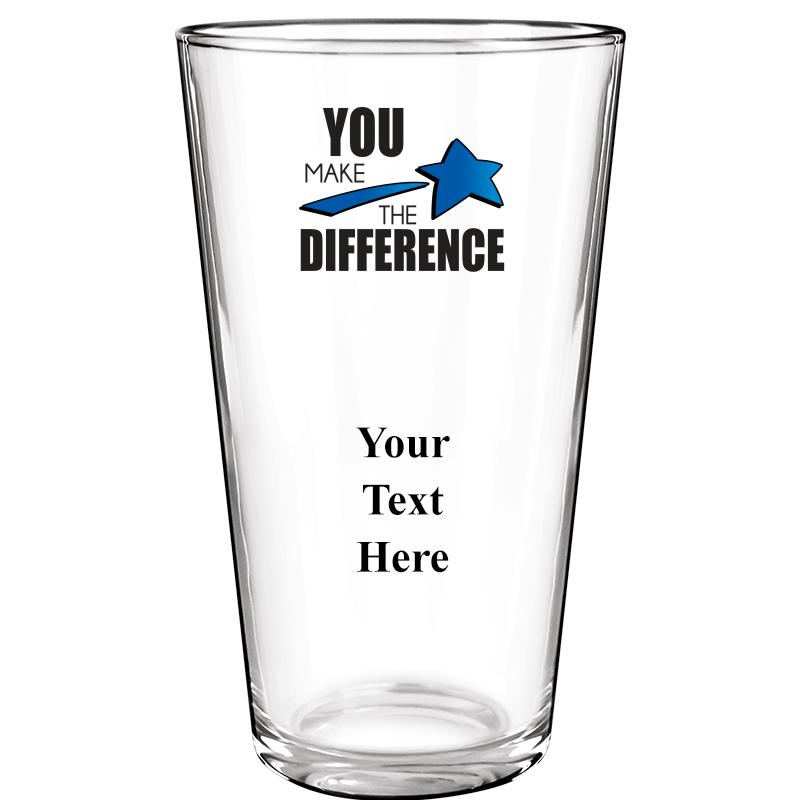 16OZ COLOR BEER GLASS