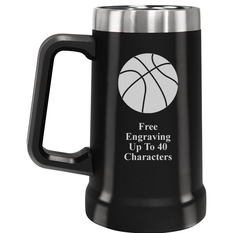 BEER MUG 24OZ BLACK