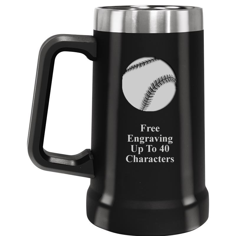 BEER MUG 24OZ BLACK