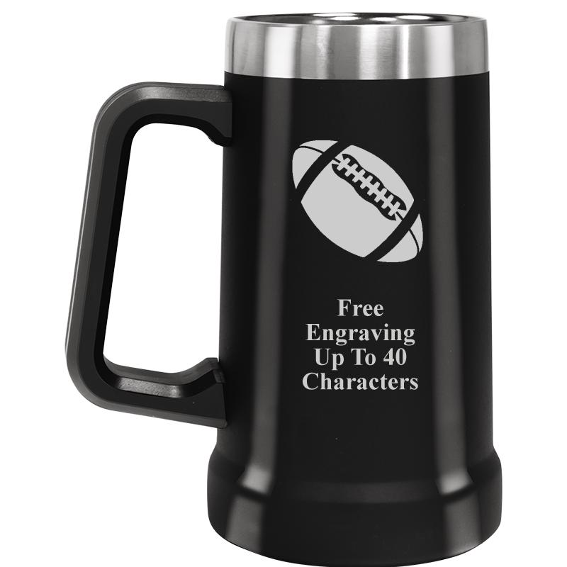 BEER MUG 24OZ BLACK