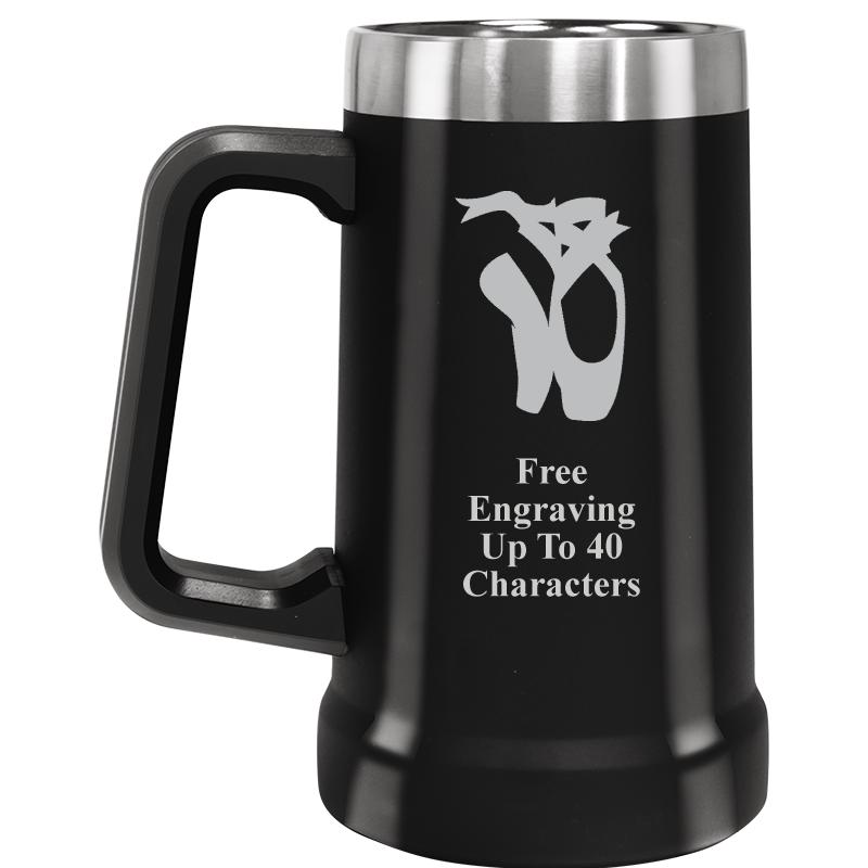 BEER MUG 24OZ BLACK