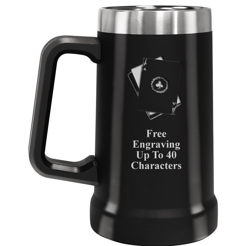 BEER MUG 24OZ BLACK