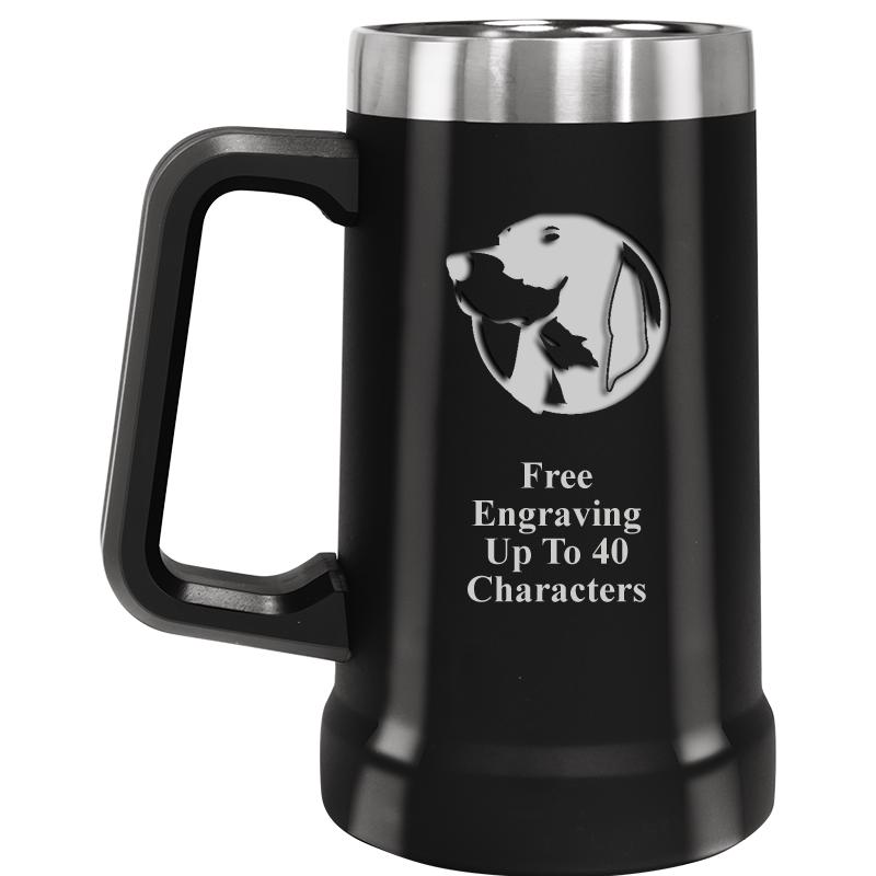 BEER MUG 24OZ BLACK