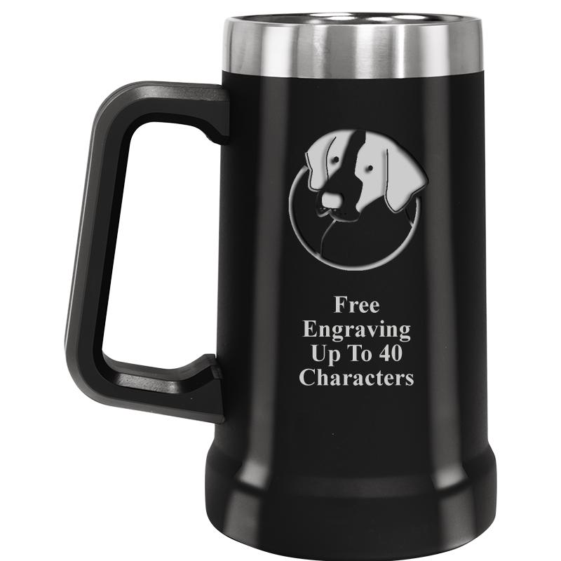 BEER MUG 24OZ BLACK
