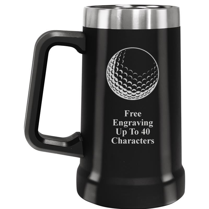 BEER MUG 24OZ BLACK