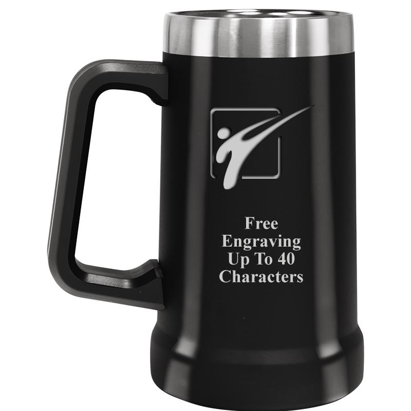 BEER MUG 24OZ BLACK