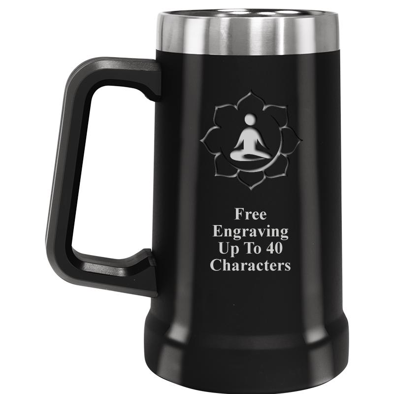 BEER MUG 24OZ BLACK