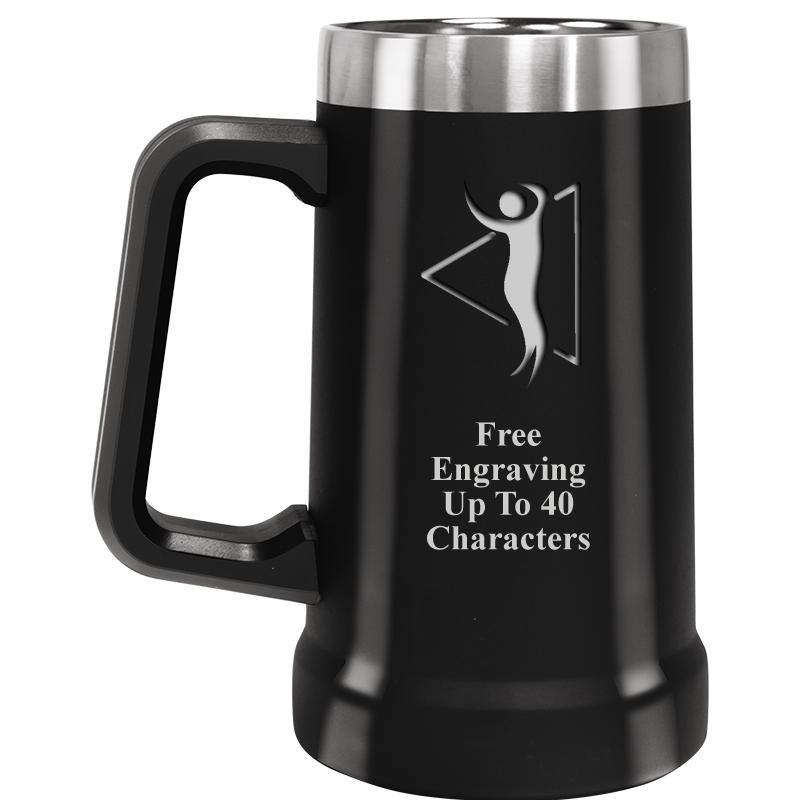 BEER MUG 24OZ BLACK