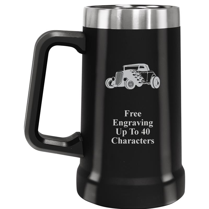 BEER MUG 24OZ BLACK