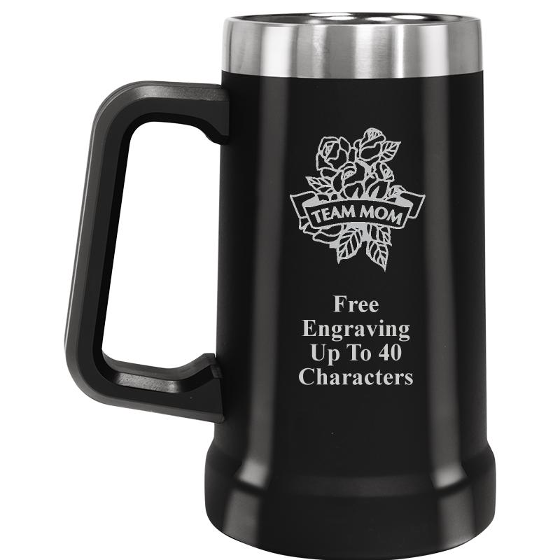 BEER MUG 24OZ BLACK